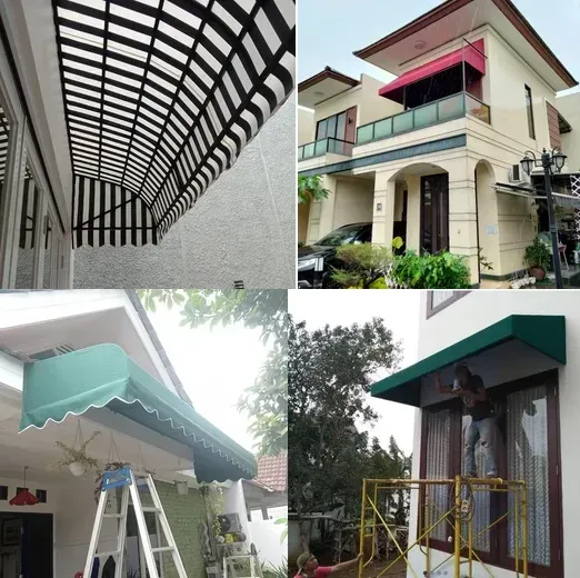 Renovasi Kanopi Kain